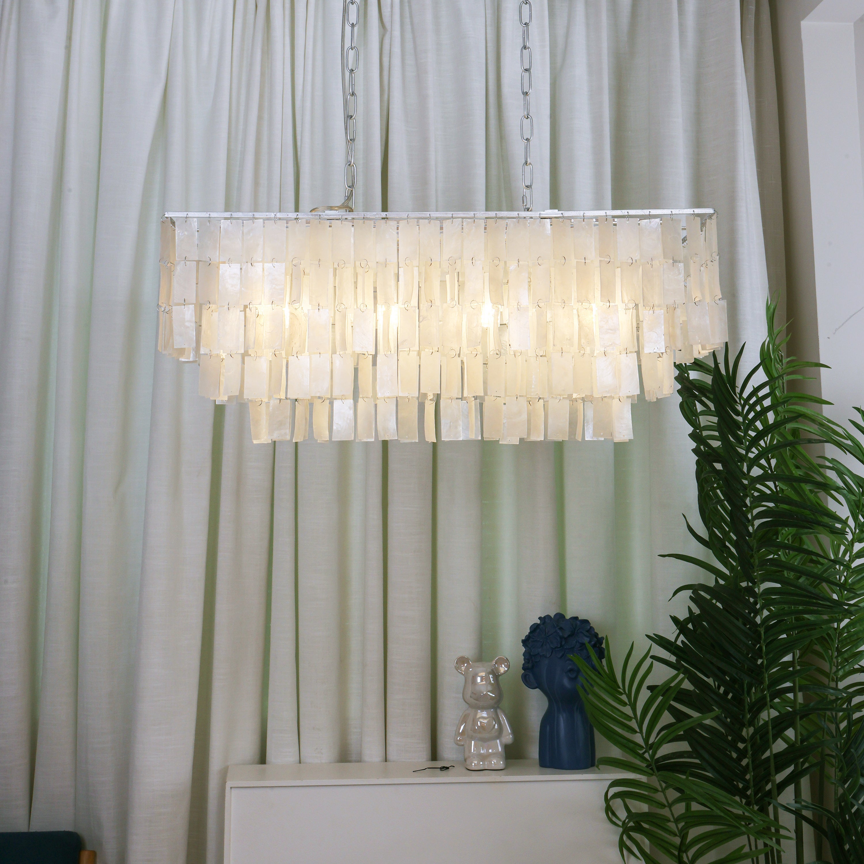 Skye Shell Linear Chandelier