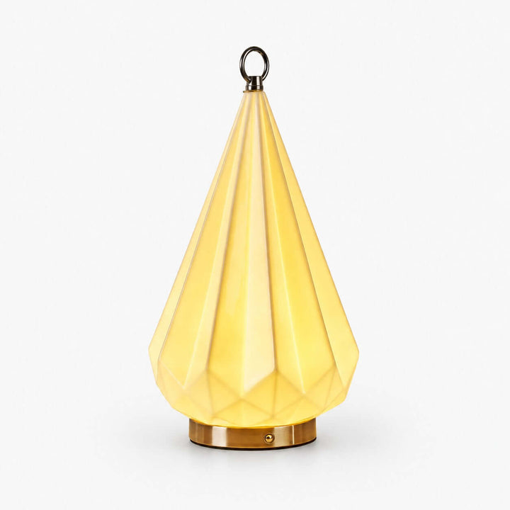 Solene Table Lamp | Bauhaus Ceramic LED Lamp for Bedroom Decor