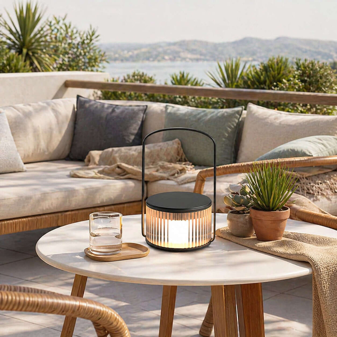 Sollune Outdoor Floor Lamp - Modern Minimalist Solar Lighting