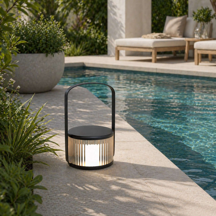 Sollune Outdoor Floor Lamp - Modern Minimalist Solar Lighting