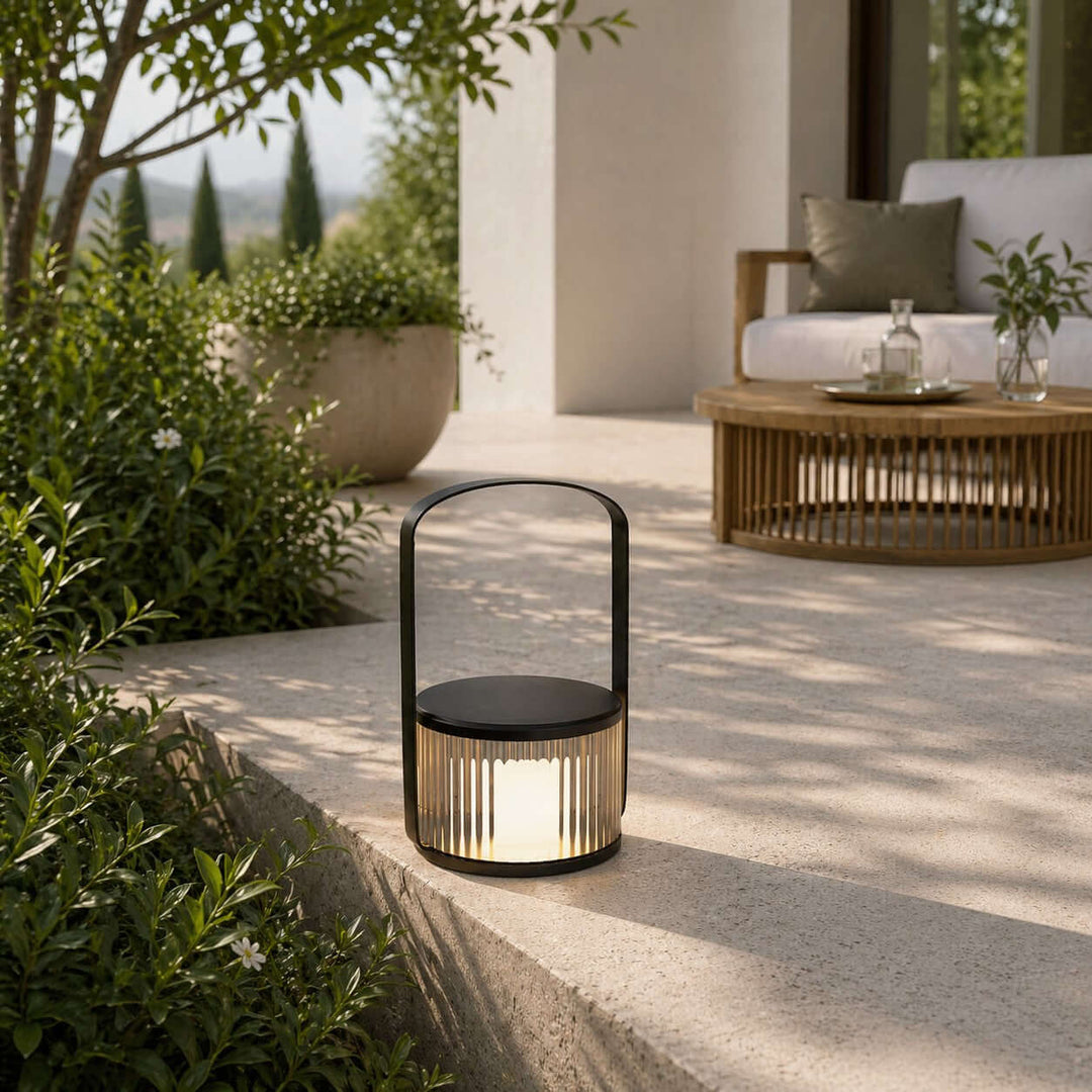 Sollune Outdoor Floor Lamp - Modern Minimalist Solar Lighting