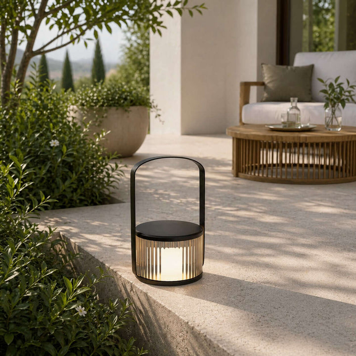 Sollune Outdoor Floor Lamp - Modern Minimalist Solar Lighting