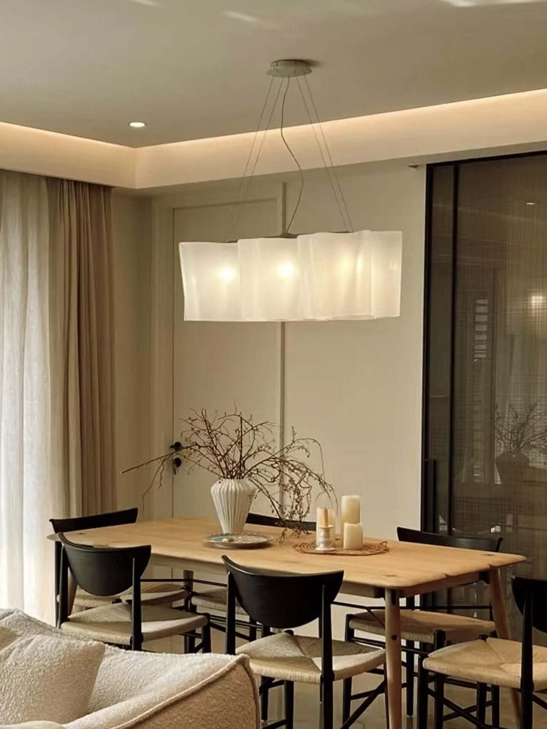 Solune Chandelier - French Light Luxury Creative Glass Decoration