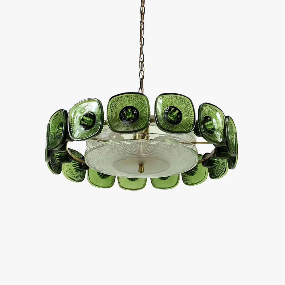 Solvani Chandelier – French Vintage Art Glass Lighting