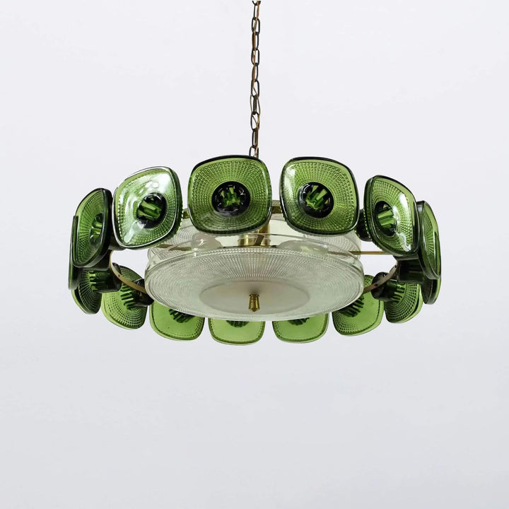 Solvani Chandelier – French Vintage Art Glass Lighting