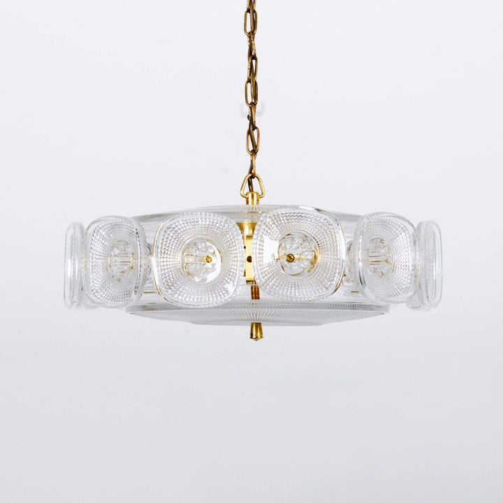 Solvani Chandelier – French Vintage Art Glass Lighting