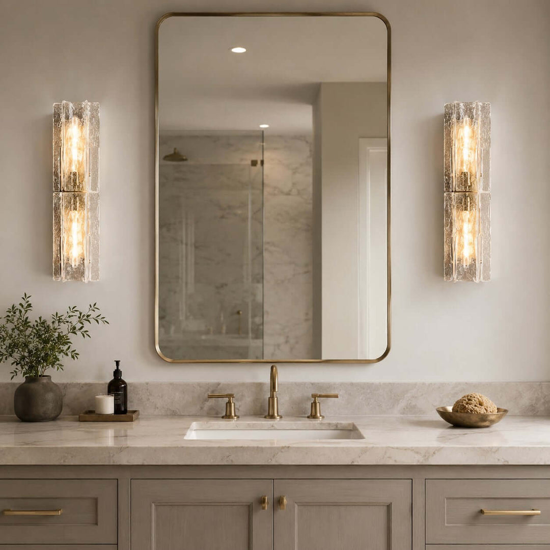 Solvire Wall Sconce - Geometric Wall Sconce for Entryway Decor