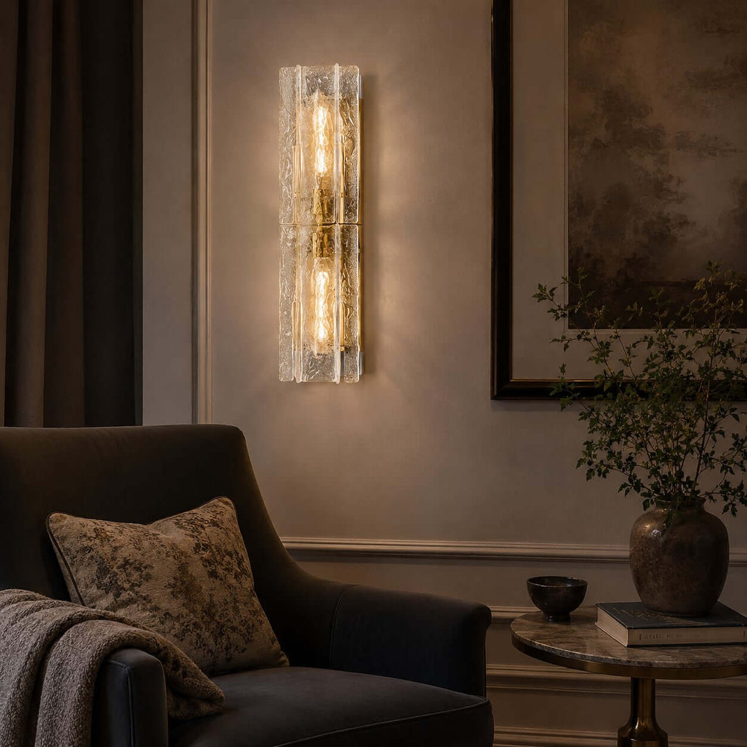 Solvire Wall Sconce - Geometric Wall Sconce for Entryway Decor
