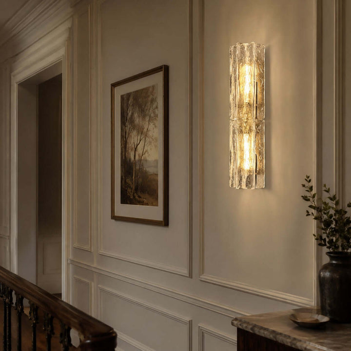 Solvire Wall Sconce - Geometric Wall Sconce for Entryway Decor