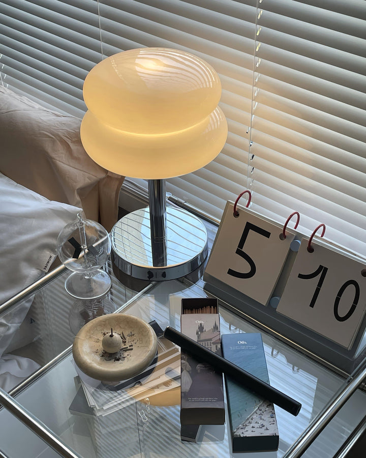 Sonika Glass Table Lamp - Modern Lamps for Bedroom | Vinlighting | Vinlighting | Vinlighting