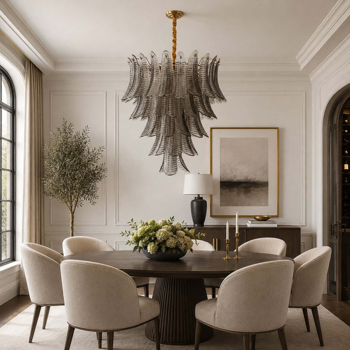 Sorelia Chandelier | Contemporary Murano Glass for Living Room