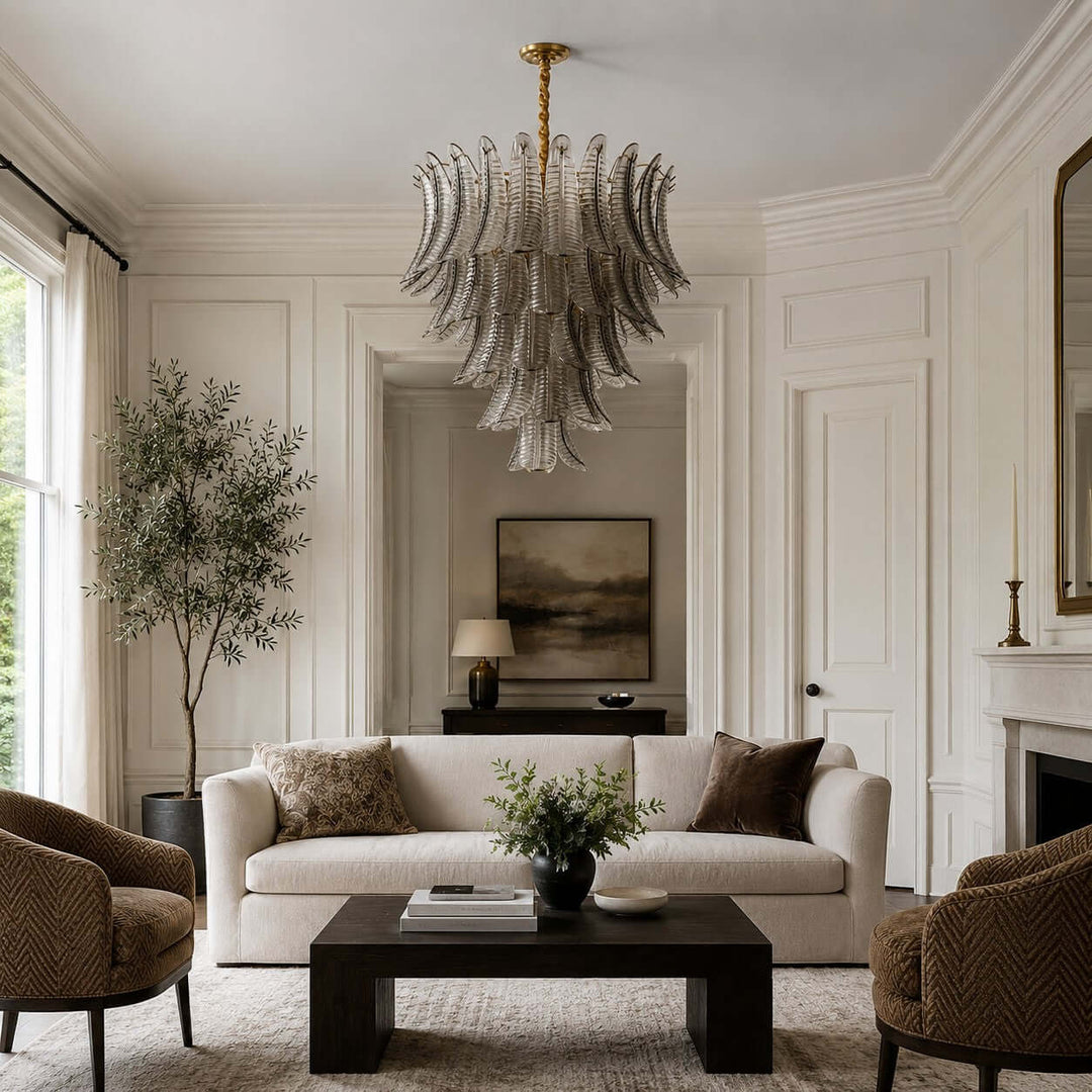 Sorelia Chandelier | Contemporary Murano Glass for Living Room
