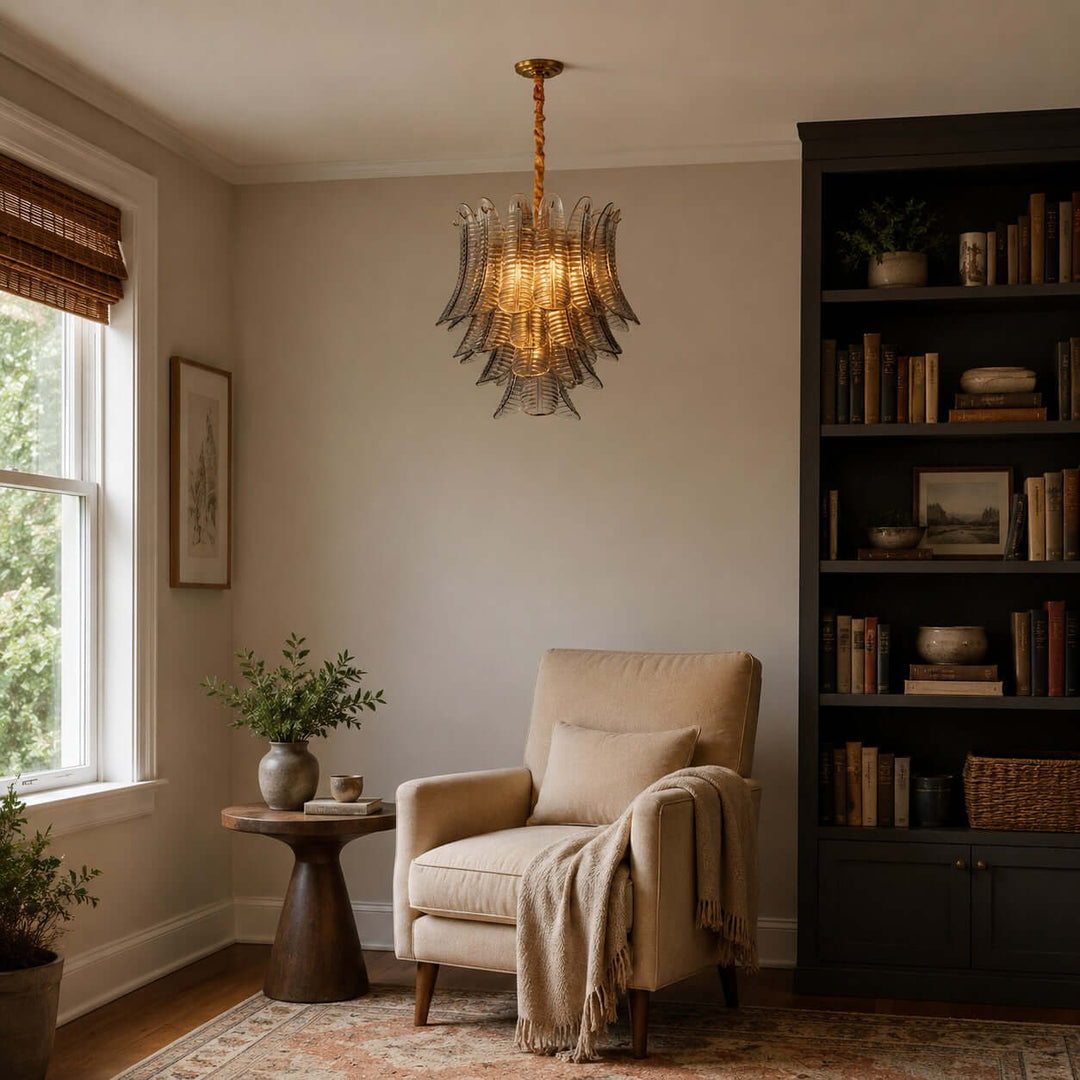 Sorelia Chandelier | Contemporary Murano Glass for Living Room