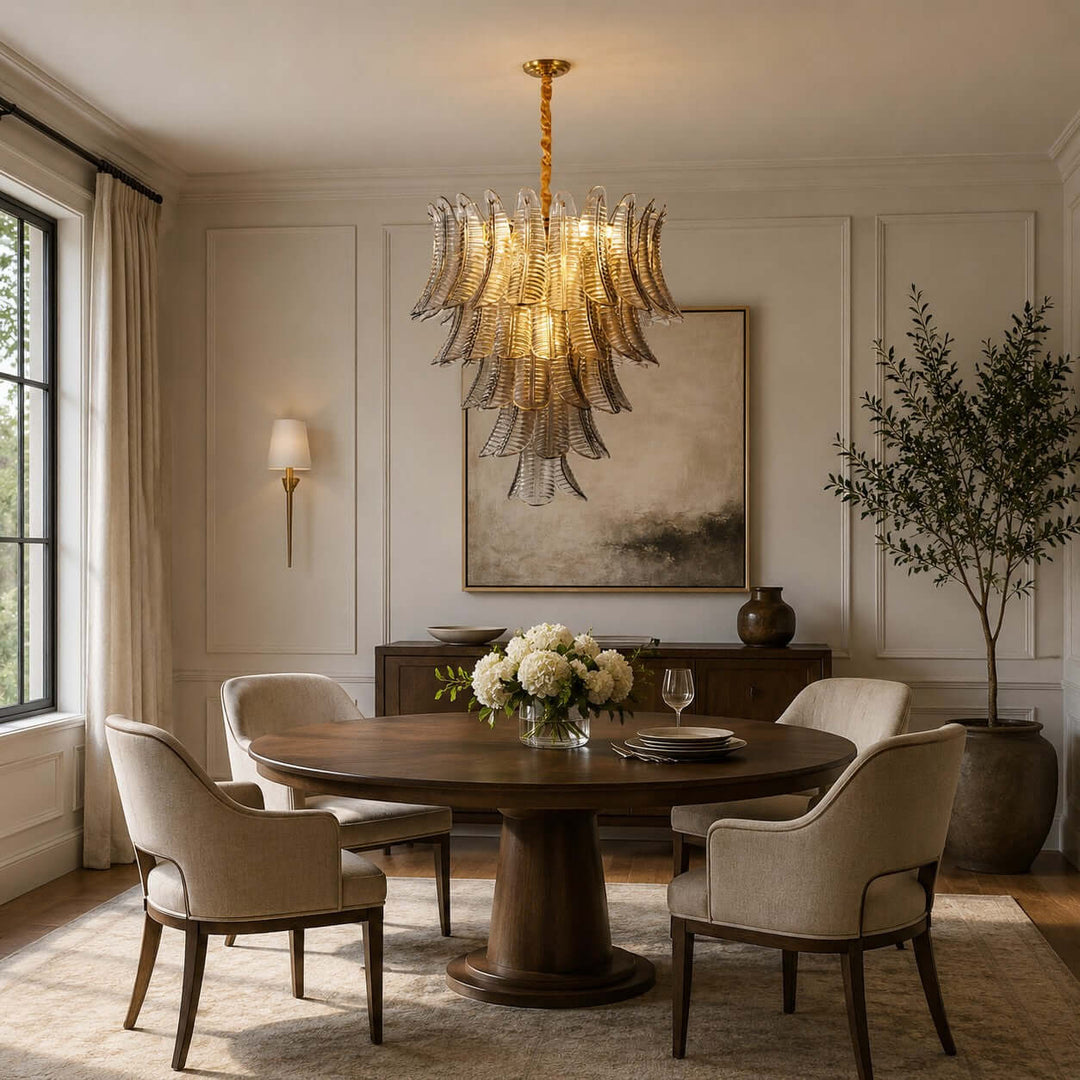 Sorelia Chandelier | Contemporary Murano Glass for Living Room