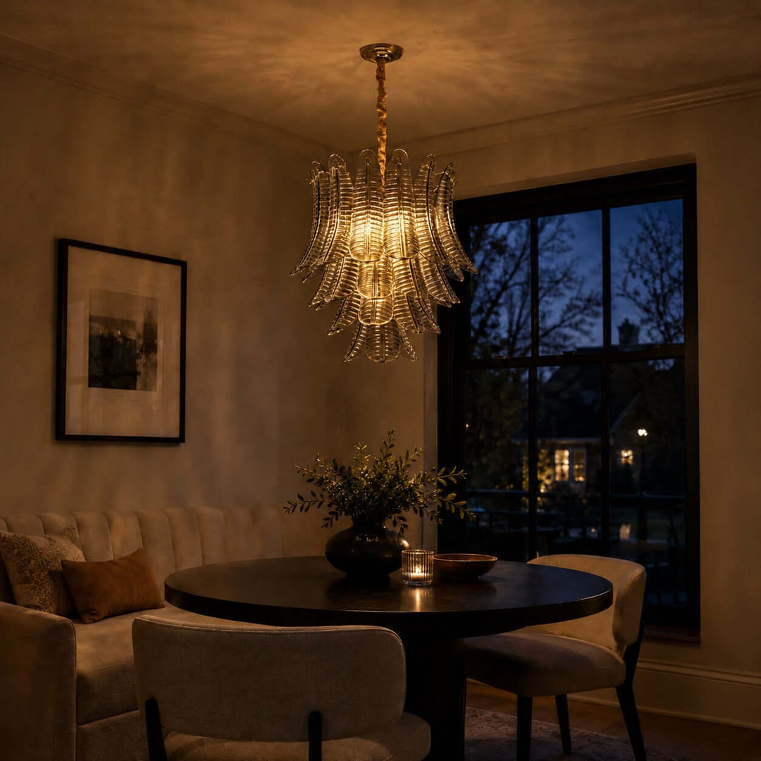 Sorelia Chandelier | Contemporary Murano Glass for Living Room