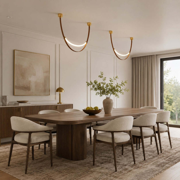 Sorin Pendant Light - Modern Leather Art Island Light Fixture | Vinlighting