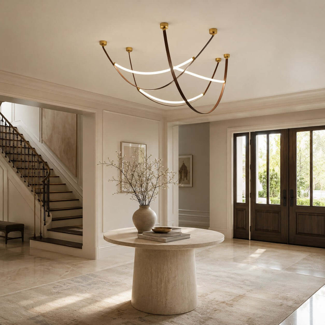 Sorin Pendant Light - Modern Leather Art Island Light Fixture | Vinlighting