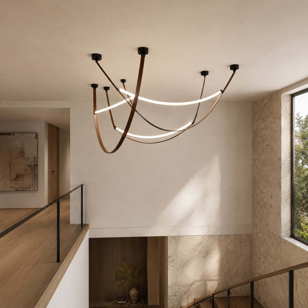 Sorin Pendant Light - Modern Leather Art Island Light Fixture | Vinlighting