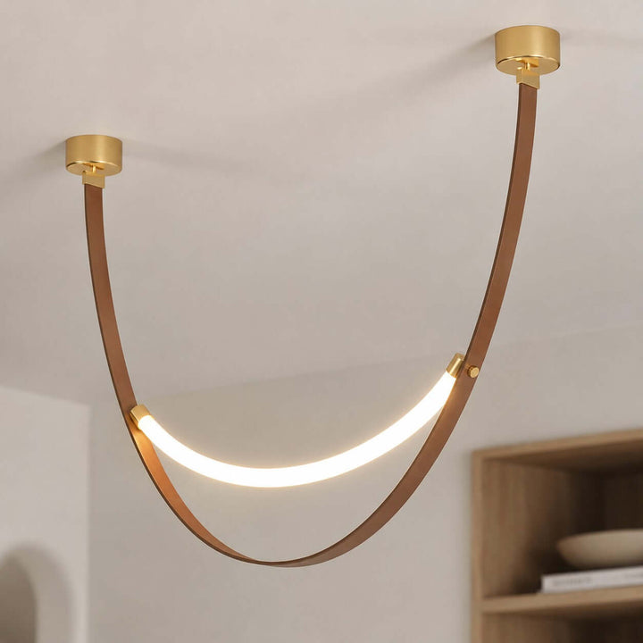 Sorin Pendant Light - Modern Leather Art Island Light Fixture | Vinlighting