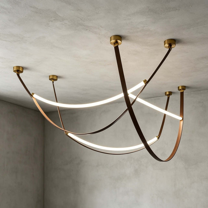 Sorin Pendant Light - Modern Leather Art Island Light Fixture | Vinlighting