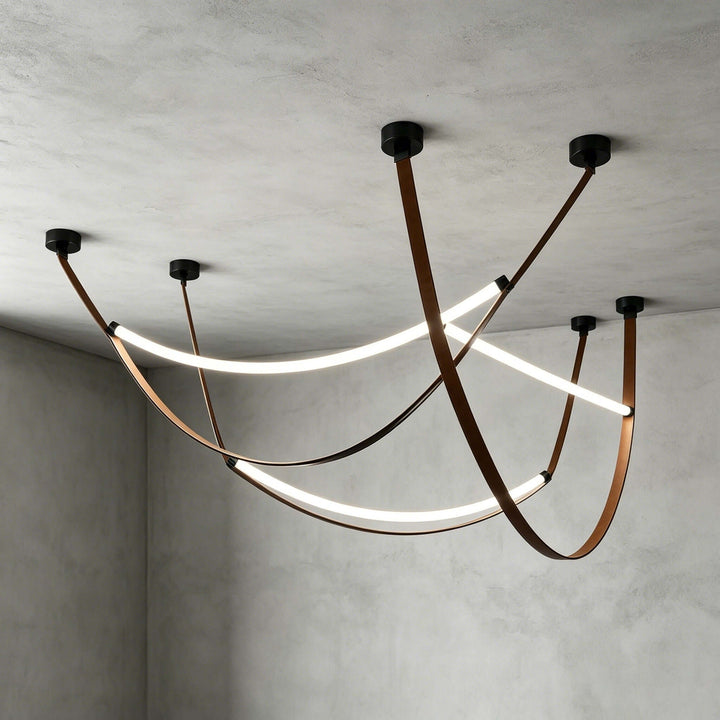 Sorin Pendant Light - Modern Leather Art Island Light Fixture | Vinlighting