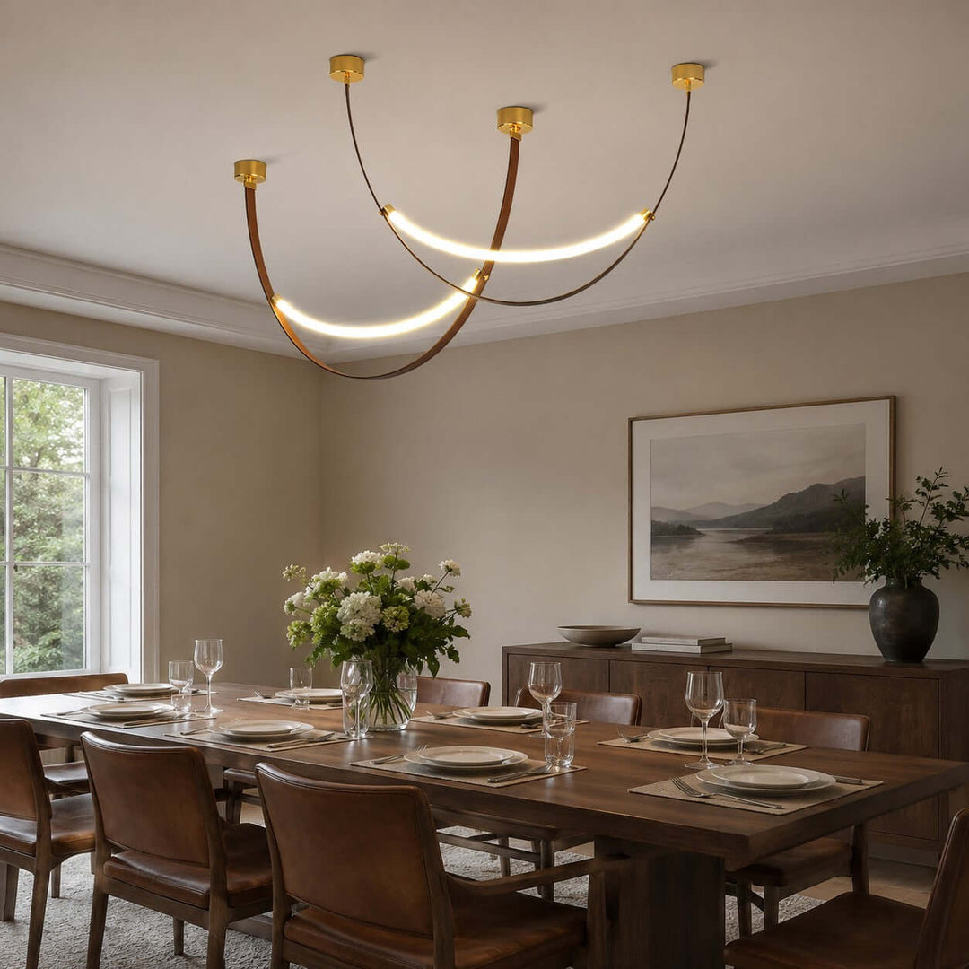 Sorin Pendant Light - Modern Leather Art Island Light Fixture | Vinlighting
