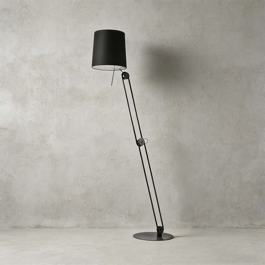 Sovan Floor Lamp – Retro Fabric Artistic Floor Lamp
