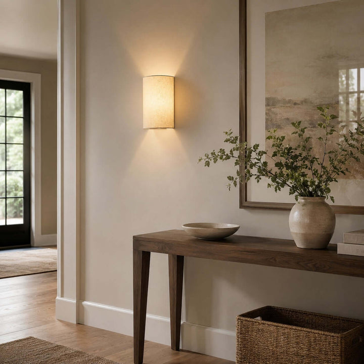 Sovana Wall Sconc - Minimal Fabric Wabi Sabi Wall Light for Bedroom | Vinlighting