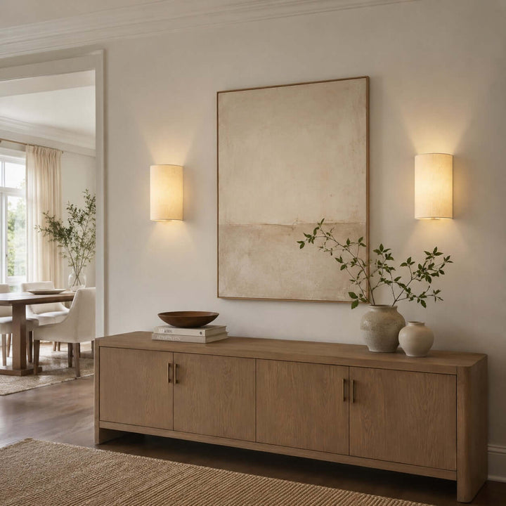 Sovana Wall Sconc - Minimal Fabric Wabi Sabi Wall Light for Bedroom | Vinlighting
