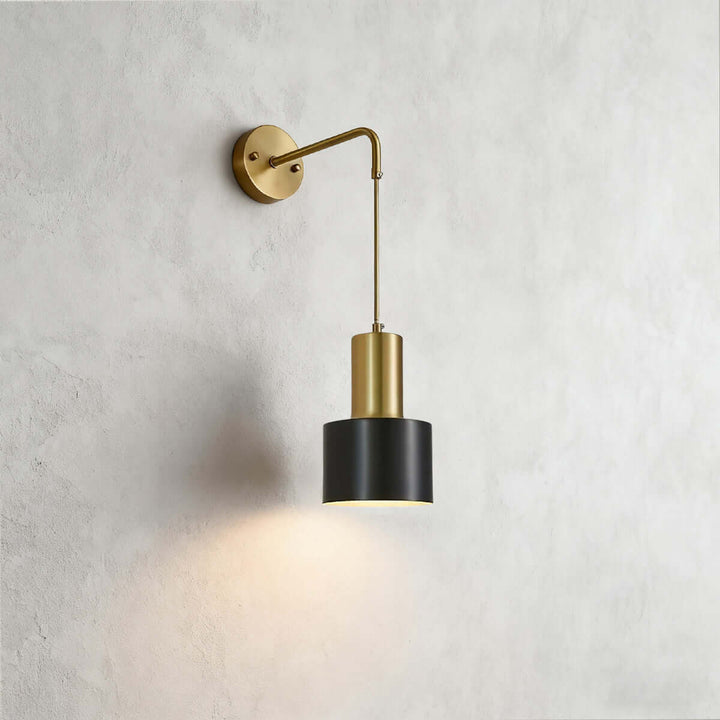 Sovinel Wall Lamp – Nordic Minimalist Brass Bedroom Light