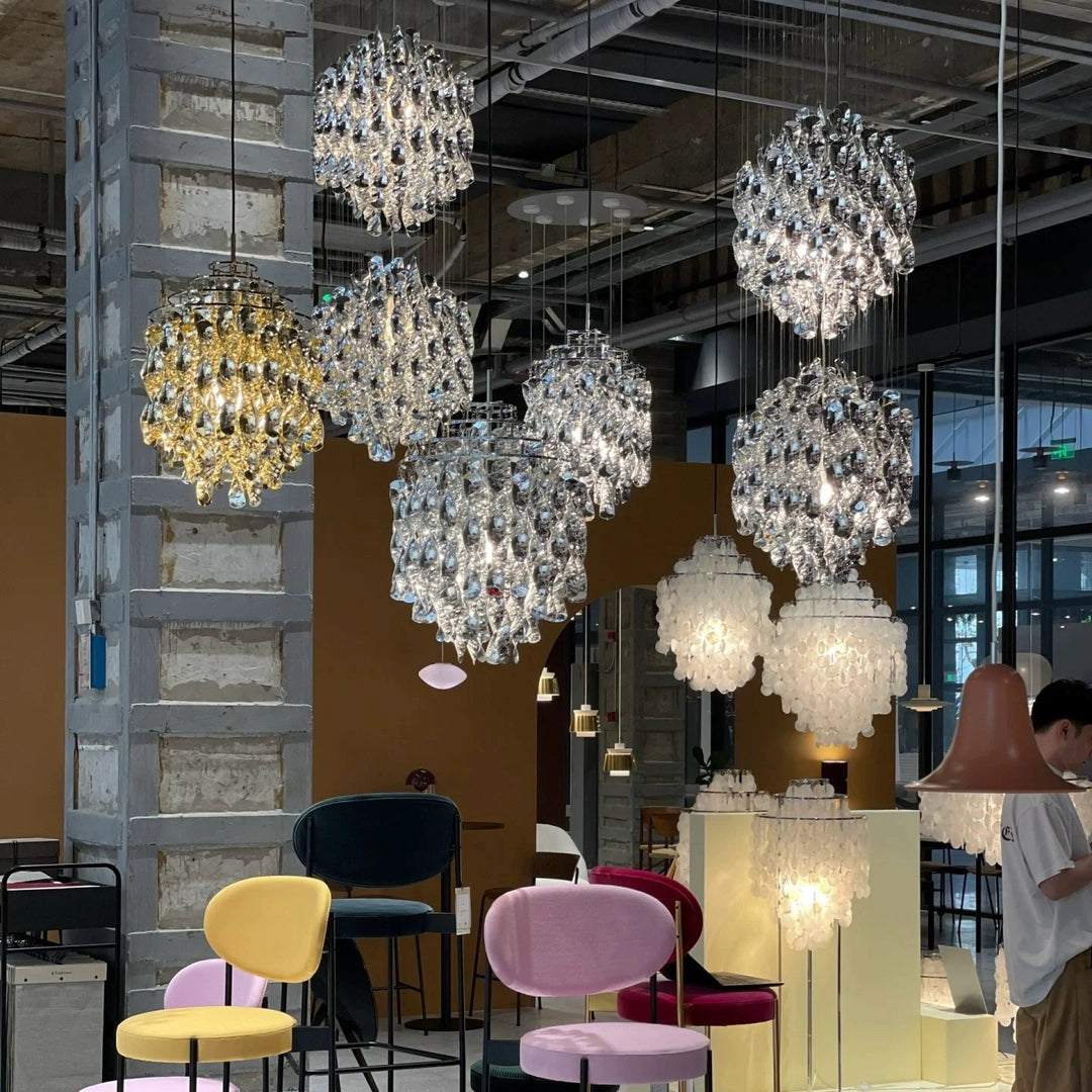 Spiral Pendant Lamp – Modern Elegance with Twisted Acrylic | Vinlighting