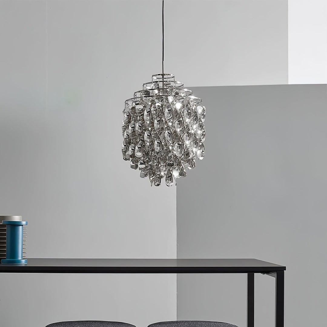 Spiral Pendant Lamp – Modern Elegance with Twisted Acrylic | Vinlighting