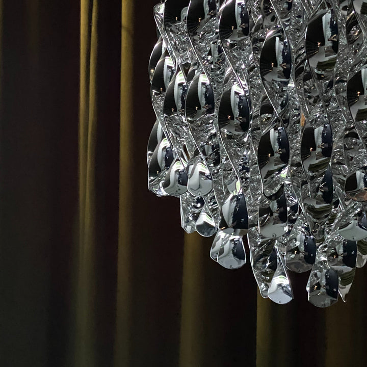Spiral Pendant Lamp – Modern Elegance with Twisted Acrylic | Vinlighting