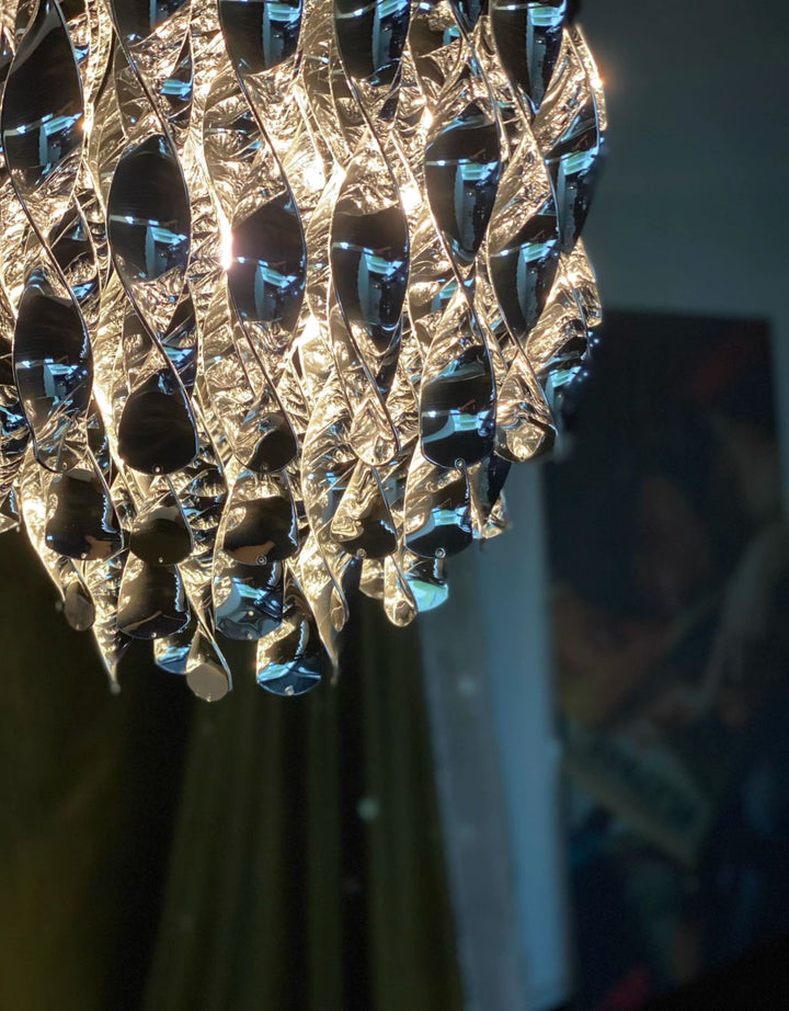 Spiral Pendant Lamp – Modern Elegance with Twisted Acrylic | Vinlighting