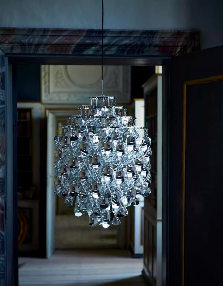 Spiral Pendant Lamp – Modern Elegance with Twisted Acrylic | Vinlighting