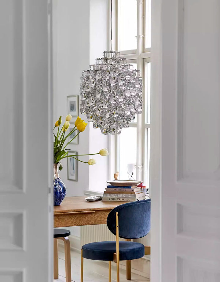 Spiral Pendant Lamp – Modern Elegance with Twisted Acrylic | Vinlighting