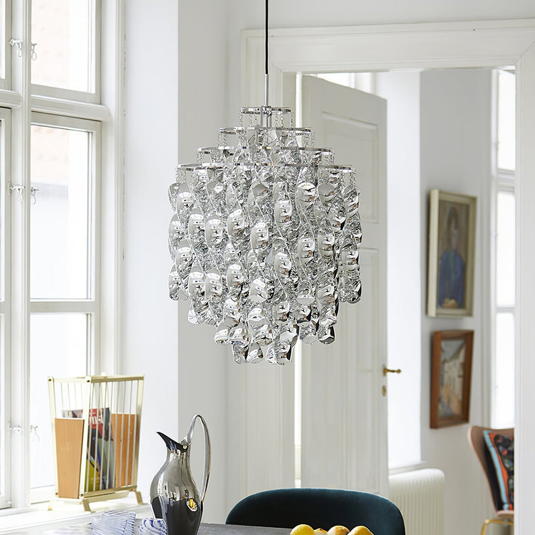 Spiral Pendant Lamp – Modern Elegance with Twisted Acrylic | Vinlighting