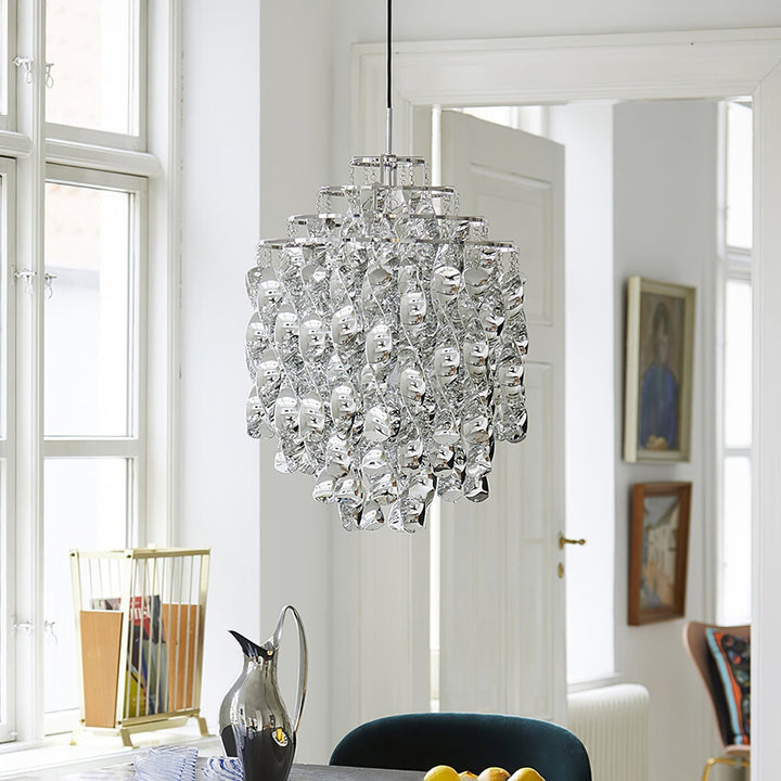 Spiral Pendant Lamp – Modern Elegance with Twisted Acrylic | Vinlighting