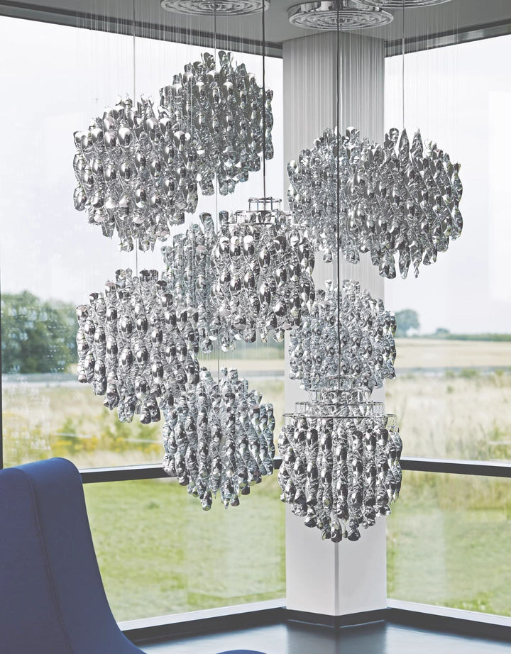 Spiral Pendant Lamp – Modern Elegance with Twisted Acrylic | Vinlighting