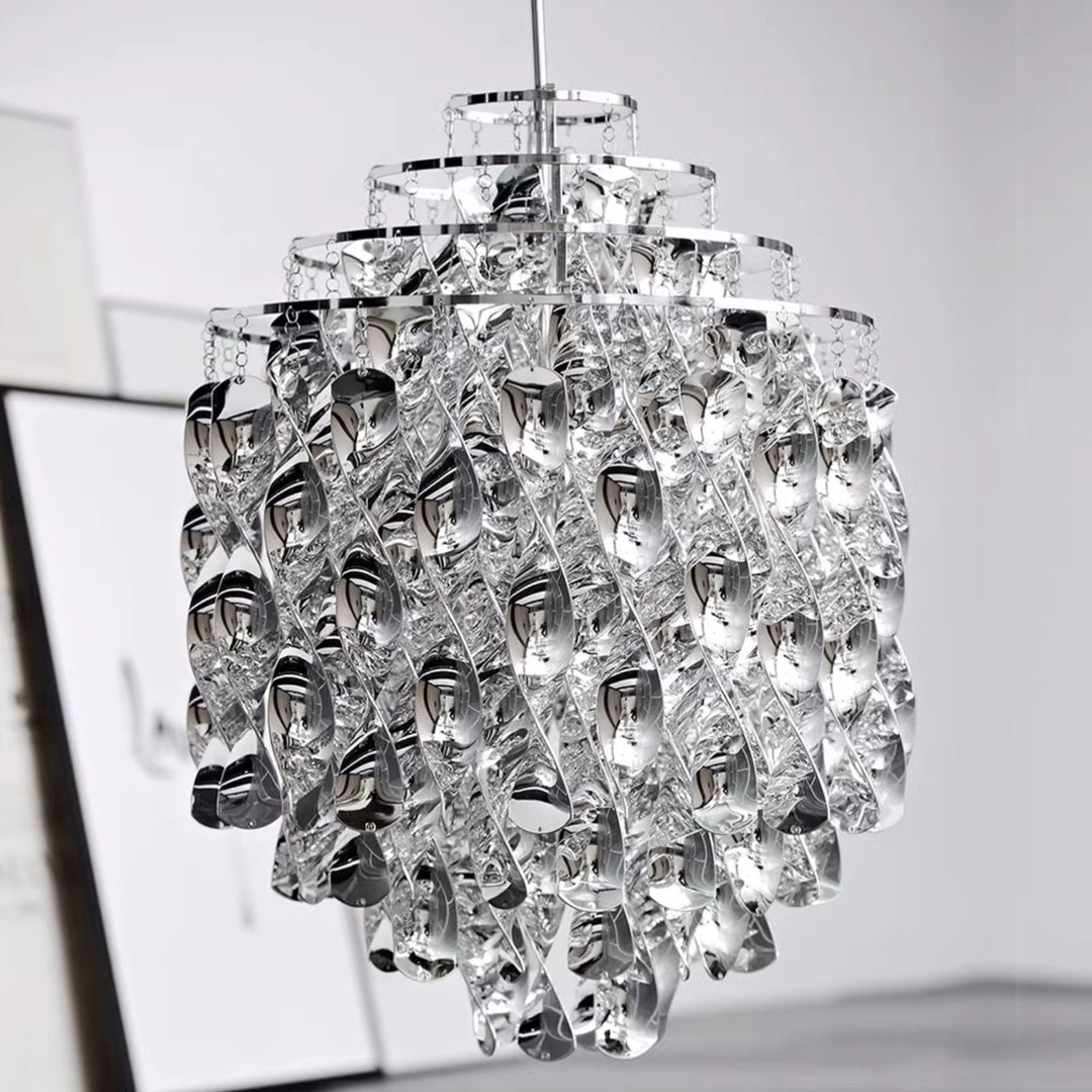 Spiral Pendant Lamp – Modern Elegance with Twisted Acrylic | Vinlighting