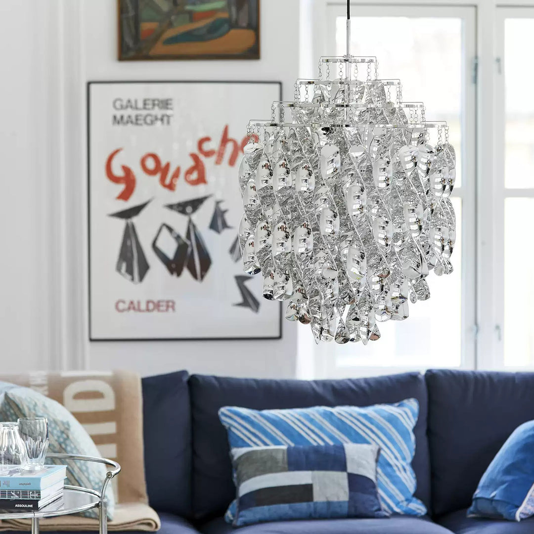 Spiral Pendant Lamp – Modern Elegance with Twisted Acrylic | Vinlighting