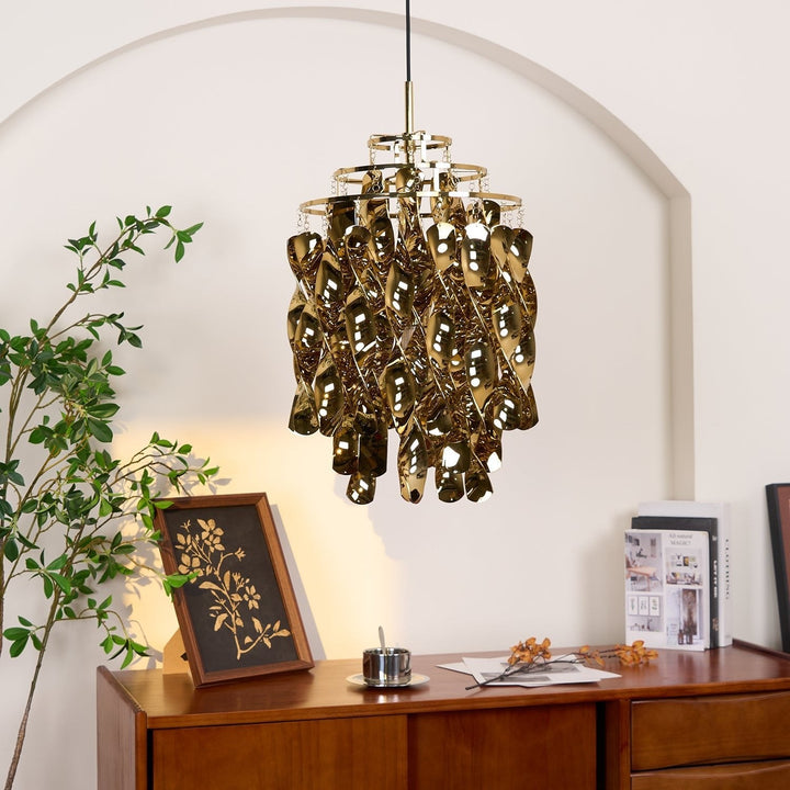 Spiral Pendant Lamp – Modern Elegance with Twisted Acrylic | Vinlighting