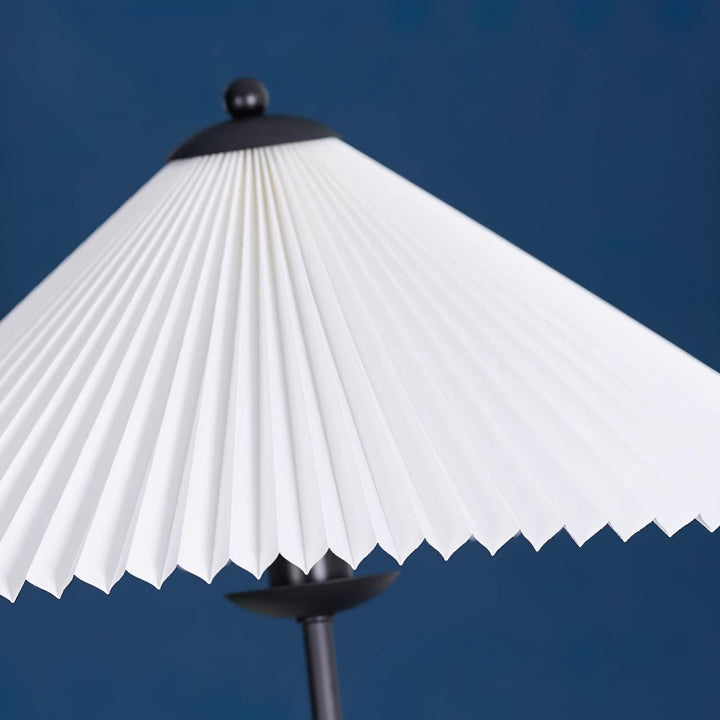 Squiggle Floor Lamp - Unique Design & Luxurious Pleated Shade | Vinlighting | Vinlighting