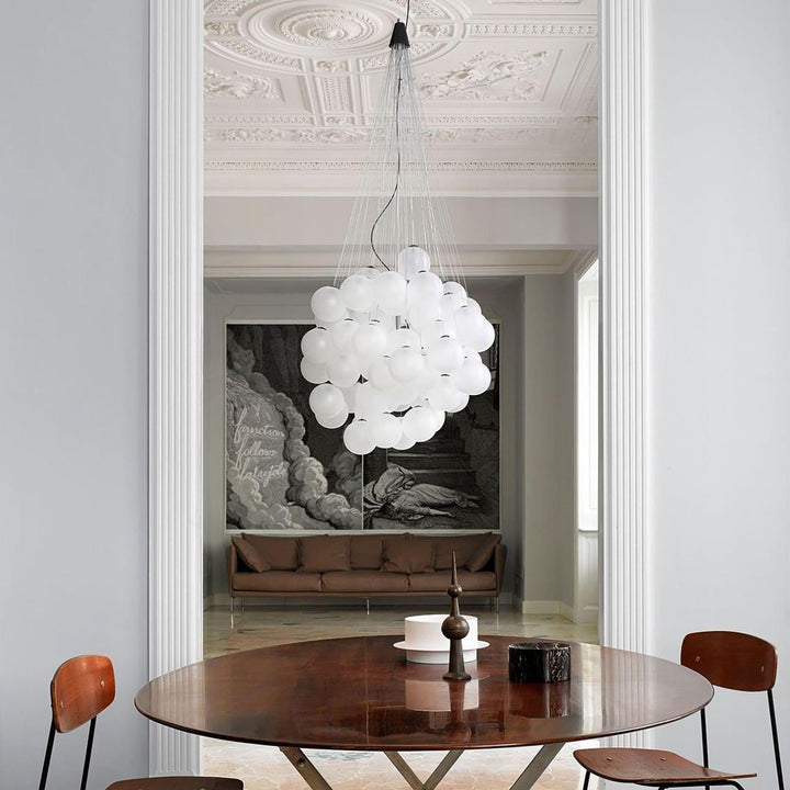 Stochastic Chandelier | Glass Spheres, Customizable Design Lighting | Vinlighting | Vinlighting