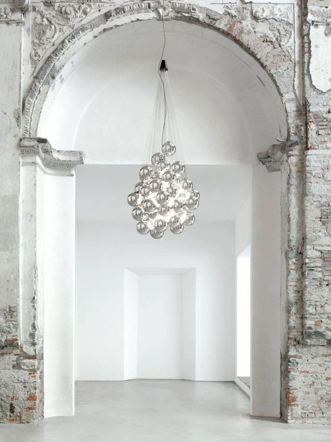 Stochastic Chandelier | Glass Spheres, Customizable Design Lighting | Vinlighting | Vinlighting