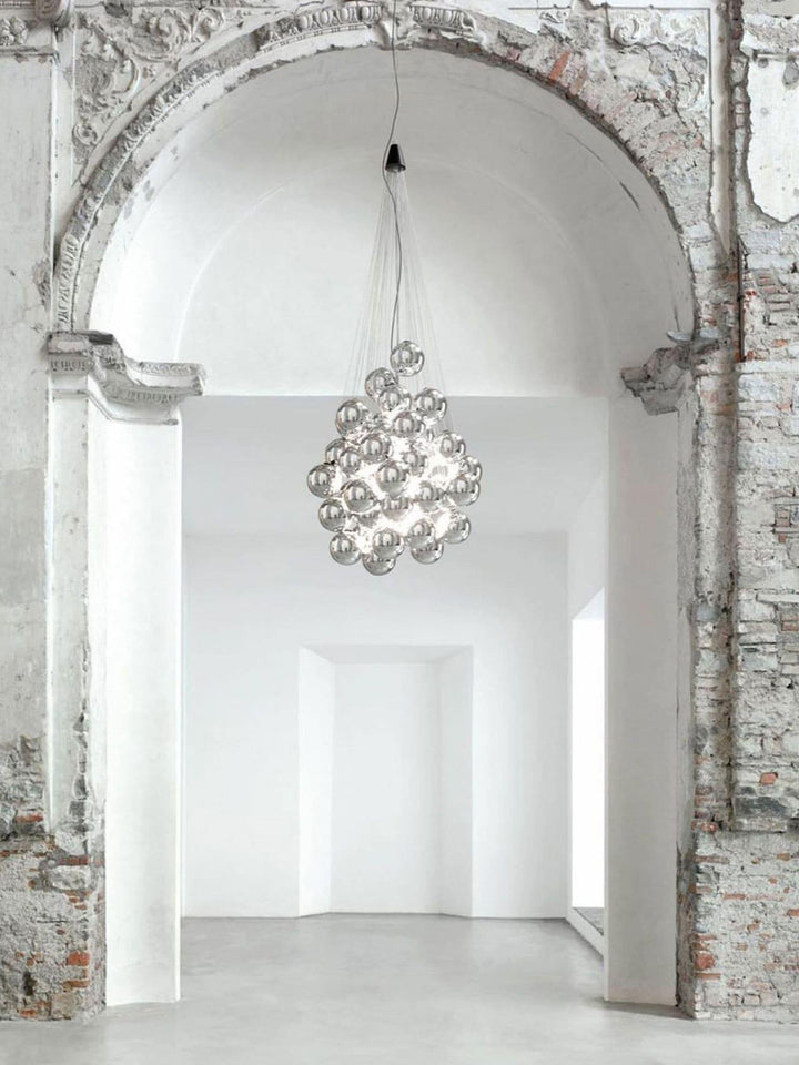Stochastic Chandelier | Glass Spheres, Customizable Design Lighting | Vinlighting | Vinlighting