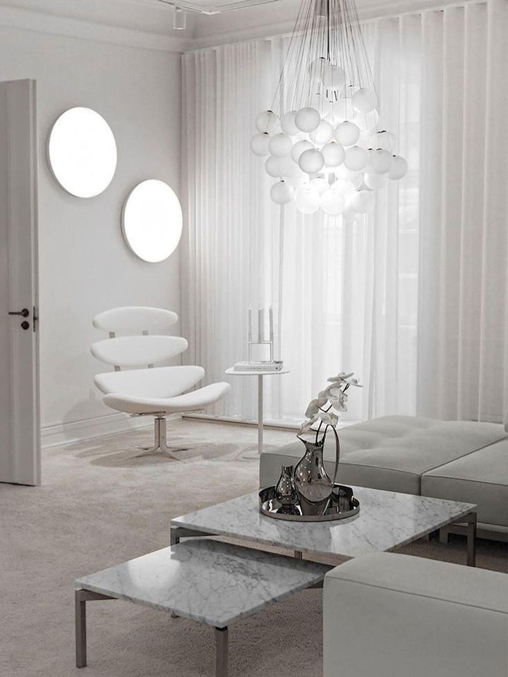 Stochastic Chandelier | Glass Spheres, Customizable Design Lighting | Vinlighting | Vinlighting