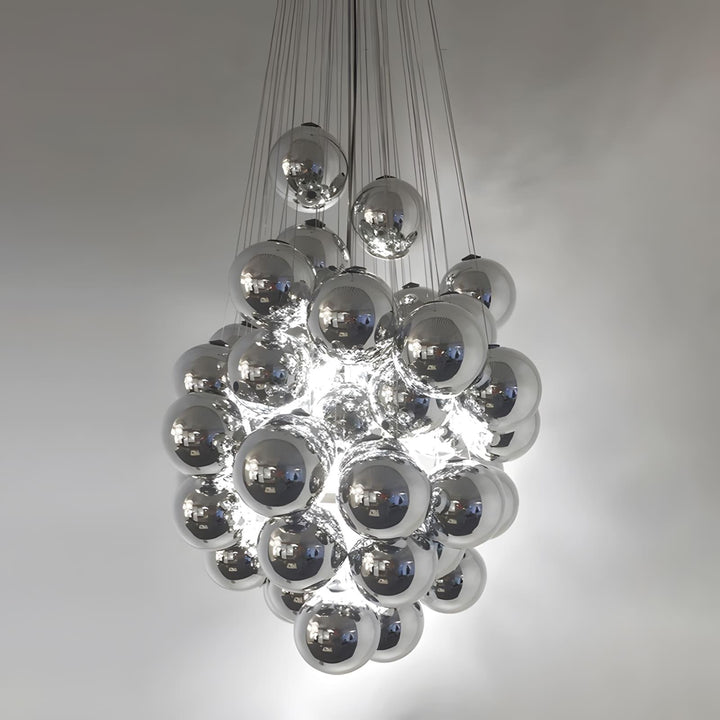 Stochastic Chandelier | Glass Spheres, Customizable Design Lighting | Vinlighting | Vinlighting