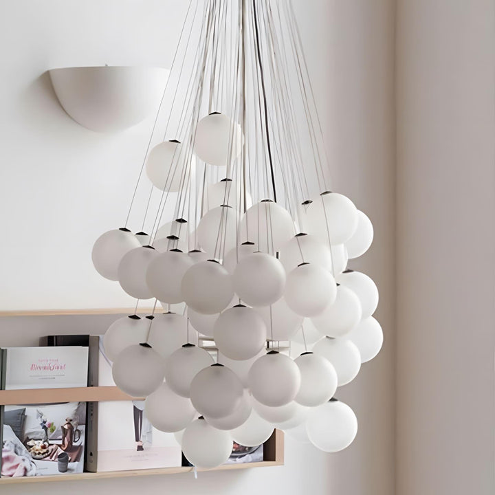 Stochastic Chandelier | Glass Spheres, Customizable Design Lighting | Vinlighting | Vinlighting