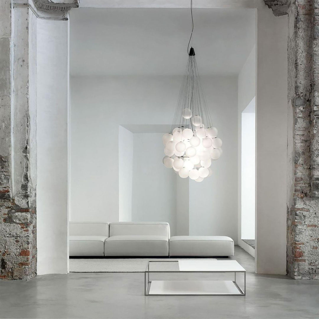 Stochastic Chandelier | Glass Spheres, Customizable Design Lighting | Vinlighting | Vinlighting